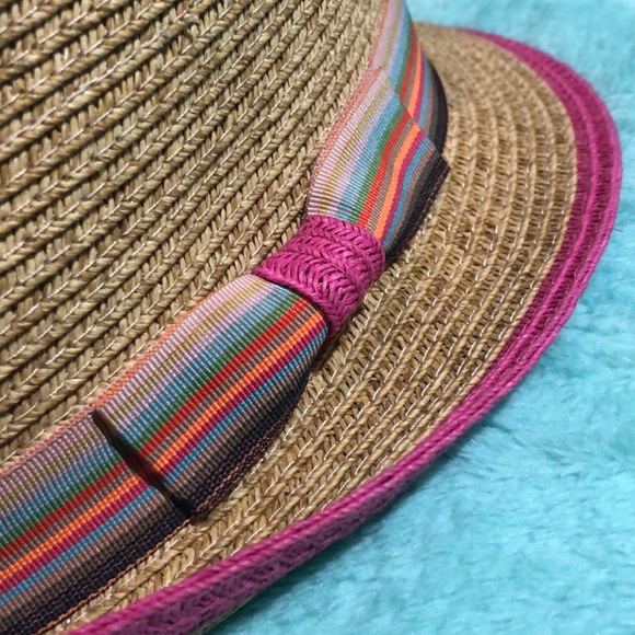 Tweed woven Fedora Hat (with ribbon and a bow!) - Picture 3 of 4